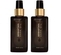 Sebastian Professional Dark Oil Huile Capillaire Lissante, Régénérante et Coiffante 95 ml (Lot de 2)