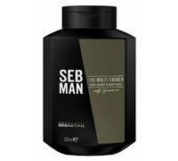 Sebastian Professional Man The Multi-Tasker 3-in-1 Shampooing, après-shampooing et gel douche pour tous types de cheveux 250 ml