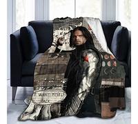 Sebastian Stan & Bucky Barnes Couverture polaire légère super douce et confortable en microfibre