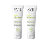 Sebiaclear Crème Hydra - Soin Réparateur & Hydratant - Peaux à Tendance Acnéique Sous Traitement Desséchant - Niacinamide, Acide Hyaluronique & Céramides - Apaisant & Anti-Rougeurs - Lot de 2x40 ml