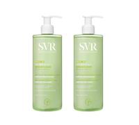 Sebiaclear Gel Moussant - Nettoyant Visage & Corps Peaux Mixtes à Grasses - Désincruste les Pores, Purifie, Matifie - Sans Savon - Peaux Sensibles à Tendance Acnéique - Lot de 2x400ml