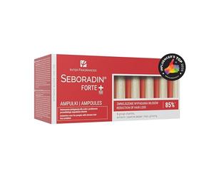 Seboradin Ampoules Forte, Sérum Capillaire, Traitement Contre la Chute et l'amincissement des Cheveux, Fortifie et Nourrit, Avec Extraxtes Naturels et Vitamines, Médicale Suisse (14 x 5,5 ml)