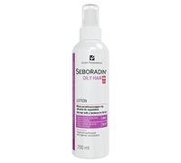 Seboradin Lotion Cheveux Gras, Chute de Cheveux, Antibactérien, 200 ml | 60% d'alcool, extraits naturels, soin cuir chevelu, anti-chute, pour hommes et femmes, lotion capillaire
