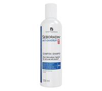 Seboradin Shampooing Antipelliculaire avec Piroctone Olamin et Thymol, Prévention Efficace et Répétition des Pellicules Grasses et Sèches, 200 ml