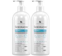 Seboradin Shampooing Hydratation Intense Pour Tous Types De Cheveux Et De Cuir Chevelu Hydratation Pour Cheveux Secs Élasticité Améliorée Aloe Vera Eau De Lavande Hydro Ballance 400 ml (Lot de 2)