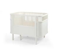 Sebra - Lit Sebra évolutif Bébé & Junior - Classic White