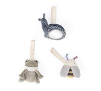 Sebra - Lot de 3 petits jeux d éveil Grenouille, Abeille, Escargot