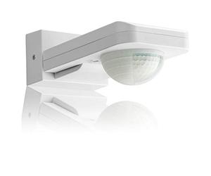 SEBSON 2X Détecteur de Mouvement Extérieur IP65 | Montage en Saillie du Mural au Plafond, programmable, 20m / 360°, LED adapté, Capteur Infrarouge avec 3 Capteurs