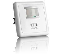 SEBSON® 2X Détecteur de Mouvement Intérieur, Montage Mural Encastré, LED adapté, Capteur Infrarouge, Programmable, Portée 9m/160°