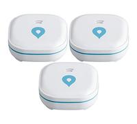 SEBSON 3X Détecteur de Fuite d'eau Mini GS153, Batterie Longue durée de 10 Ans, sans Fil, Alarme Eau, Détecteur d' inondation, 60x60x24,2mm