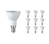 SEBSON Ampoule LED E14 Blanc Chaud 2,5W 450lm Efficacité Énergétique A, Remplace 50W Halogène - Ampoule E14 90° 230V ø50x70mm - Lot de 10