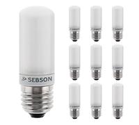 SEBSON Ampoule LED E27 4W équivalent 35W - Lot de 10-400lm Blanc Chaud 3000K Non Dimmable - 280° Larges Faisceaux - Ampoule Edison 230V