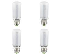 SEBSON Ampoule LED E27 8W équivalent 60W - Lot de 4-810lm Blanc Chaud 3000K Non Dimmable - 280° Larges Faisceaux - Ampoule Edison 230V