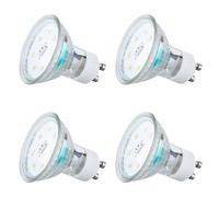 SEBSON Ampoule LED GU10 3,5W équivalent 35W - Lot de 4-300lm Blanc Chaud 2900K Non Dimmable - 110° Larges Faisceaux - Ampoule LED Spot 230V