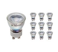SEBSON Ampoule LED GU10 3W équivalent 25W - Lot de 10-250lm Blanc Chaud 2900K Non Dimmable - 46° Faisceaux Étroits - Ampoule LED Spot 230V - ø35x47mm