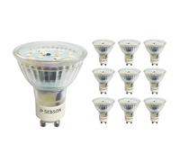 SEBSON Ampoule LED GU10 5W 350lm Blanc Chaud 3000K 230V - Lot de 10 | Ampoule LED remplaçant une Ampoule Halogène de 30W, Ampoule GU10 Dimmable, 110° Larges Faisceaux