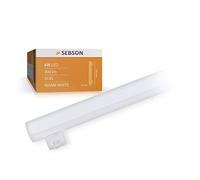 SEBSON Ampoule LED S14S 4W équivalent 35W - 400lm Blanc Chaud 3000K Non Dimmable - 150° Larges Faisceaux - Ampoule LED Tube 30cm 230V