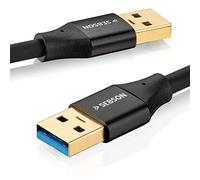SEBSON Cable USB 3.0 3m - USB Type A vers Type A - USB Câble de Données 5 Gbit/s Transmission, Câble de Connexion pour PC, Ordinateur, Imprimante etc.