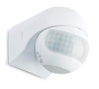 SEBSON Detecteur de Mouvement Exterieur Montage en Saillie - Adapté à LED, Programmable, Rotatif - Portée 12m/180°, 3m/360° (2 Capteurs Infrarouges)