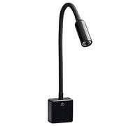SEBSON Lampe de Lecture Murale LED 4W 230lm Blanc Neutre 4000K | Veilleuse Prise Dimmable, Liseuse Lampe Flexible, Applique Murale, Lampe de Nuit