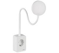 SEBSON Lampe de Lecture Murale LED Dimmable, Veilleuse Prise avec Port USB-C - Col de Cygne Flexible, Blanc Neutre 4.000K, 4,5W, 420lm - Lampe de Nuit Prise