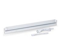 SEBSON Reglette LED sous Meuble Cuisine 55cm - Dimmable, 3 Couleurs 2700K/4000K/6500K, Orientable - Interrupteur et Prise 230V, Barre LED Prolongeable