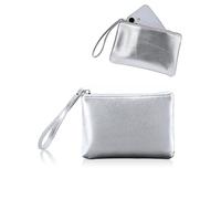 SeBUCUOO Petite trousse de maquillage pour sac à main, mini pochette cosmétique à fermeture éclair, petit bracelet, petit organisateur de maquillage pour rouge à lèvres, produit féminin, porte-monnaie
