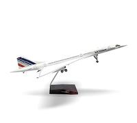 SEBUNAS 1/125 Échelle Concorde Modèle d'avion Supersonique Avion Miniature Air pour France Métal Moulé sous Pression Modèle d'avion Kit pour Adulte
