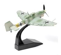 SEBUNAS 1/72 Échelle STUKA (Peinture Verte) Modèle d'avion de Chasse de la Seconde Guerre Mondiale Kit de modèle d'avion Militaire en métal moulé sous Pression pour Collection Adulte ou Cadeau