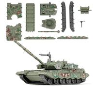 SEBUNAS 13 pièces de char militaire de type 99 à l'échelle 1/72, modèle de véhicule blindé de Chine de type 99, modèle de construction de char de combat principal, cadeau pour adultes et enfants