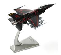 SEBUNAS Échelle 1/100 F-16C Fighting Falcon Fighter Jet Model US Nellis Air Force Base Aggressor Squadron Military Aircraft Miniature Metal Diecast Avion Model Kit for Adult Collection