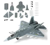 SEBUNAS J-35 - Modèle d'avion militaire 1/72 - Kit de montage rapide - Kit de construction en plastique - À offrir et à collectionner (39 pièces)