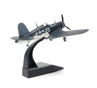 SEBUNAS Kit d'avion de chasse Vought F4U Corsair à l'échelle 1/72 - Modèle d'avion de combat classique américain - En métal moulé sous pression - Pour adulte - Collection ou cadeau