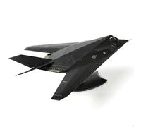 SEBUNAS Kit d'avion miniature en métal moulé sous pression F-117 Nighthawk Stealth Attack à l'échelle 1/72 avec support pour adultes Collection ou cadeau