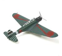 SEBUNAS Kit de modèle d'avion de combat de type 97 à l'échelle 1/72, modèle de combat militaire de la Seconde Guerre mondiale, en métal moulé sous pression pour adulte, collection de cadeaux ou cadeau