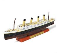 SEBUNAS Maquette 1/1250 RMS Titanic, Bateau de croisière Classique en Alliage métallique moulé sous Pression, croisière Britannique légendaire, avec présentoir en Bois, idéale pour Collectionner.