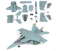 SEBUNAS Maquette Avion F/A-18F VFA-2 Bounty Hunters Chasseur 1/72 Kit de Montage Rapide Plastique Jouet Avion Militaire avec Socle - Cadeau Enfant Idéal pour Noël (36 Pièces)