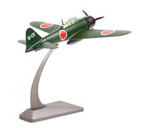 SEBUNAS Mitsubishi A6M Zero Fighter Jet Model WWII JP Fighter Military Metal Diecast Aircraft Model Kit for Adult Collection or Gift