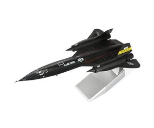 SEBUNAS Modèle d'avion Blackbird SR-71 à l'échelle 1/144 Lockheed - Avion de reconnaissance stratégique - NASA 6937 - Modèle d'avion militaire miniature en métal moulé sous pression - Pour collection