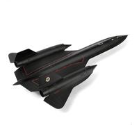 SEBUNAS Modèle d'avion Blackbird SR-71 à l'échelle 1/72 Lockheed - Avion de reconnaissance stratégique - USAF 17980 - Miniature militaire en métal moulé sous pression - Kit pour collection ou cadeau