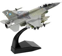 SEBUNAS Modèle d'avion de combat F-16D Faucon de combat à l'échelle 1/72 - Base aérienne Nellis - Ghostriders Squadron - Avion militaire miniature en métal moulé sous pression - Pour adulte