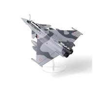 SEBUNAS Modèle d'avion Rafale B à l'échelle 1/100, modèle Dassault de l'armée française de l'air et de l'espace multi-rôles, modèle miniature 113-HK en métal moulé sous pression pour adulte collection