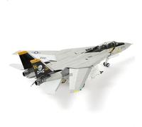 SEBUNAS Modèle d'avion Tomcat F14 à l'échelle 1/72 US Navy Jolly Roger VF-84 Avion de chasse miniature en métal moulé sous pression pour les amateurs d'aviation militaire Collection ou cadeau