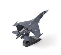 SEBUNAS Sukhoi Su-35 Super Flanker Air Superiority Fighter Jet Model Russie Fiable Fighter Military Metal Diecast Aircraft Model Kit for Adult Collection or Gift