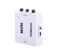 SEC Adaptateur Composite RCA AV vers HDMI, convertisseur 1080P, câble Audio et vidéo, CVBS AV, pour TV HD 85723