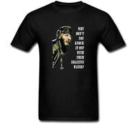 Sec-Lulu Why Don't You Knock It f with Them Negative Waves Designed T-Shirt Black XL