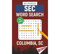 SEC Word Search - Columbia, SC. Edition: Word Searches About All Things Columbia, the University of South Carolina, Campus, Food, Landmarks, Sports, ... Perfect for Gifts, Vacations, Holidays