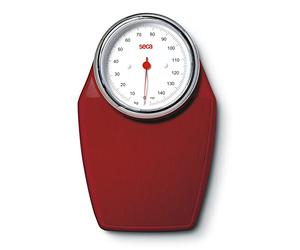 seca Pèse Personne Mécanique Plat Rouge Colorata 760