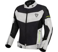 Seca Stream Evo Mesh Veste textile de moto pour femmes, noir-gris, taille M