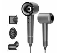 Secador de Cabello Profesional Iónico de Alta Velocidad avec 3 Boquillas - Secado Rápido, Silencioso y Antifrizz